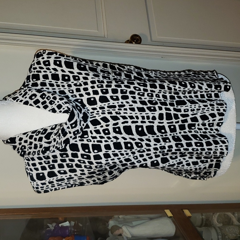 Vintage Pleat Pleat by Rafael  Sleeveless Cowlneck. Sz Lg
